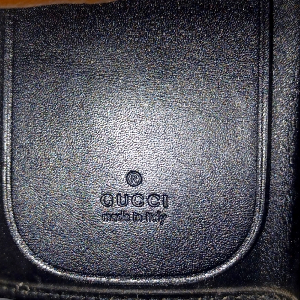 GUCCI AUTHENTIC BLACK LEATHER  KEYHOLDER UNISEX  EUC - Picture 5 of 14